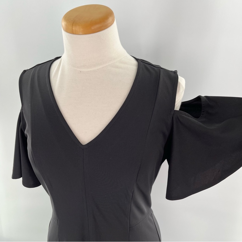 The Limited Dress Cold Shoulder Black Medium Stretch and Shimmer - Picture 4 of 9